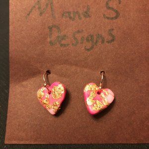 Polymer clay earrings